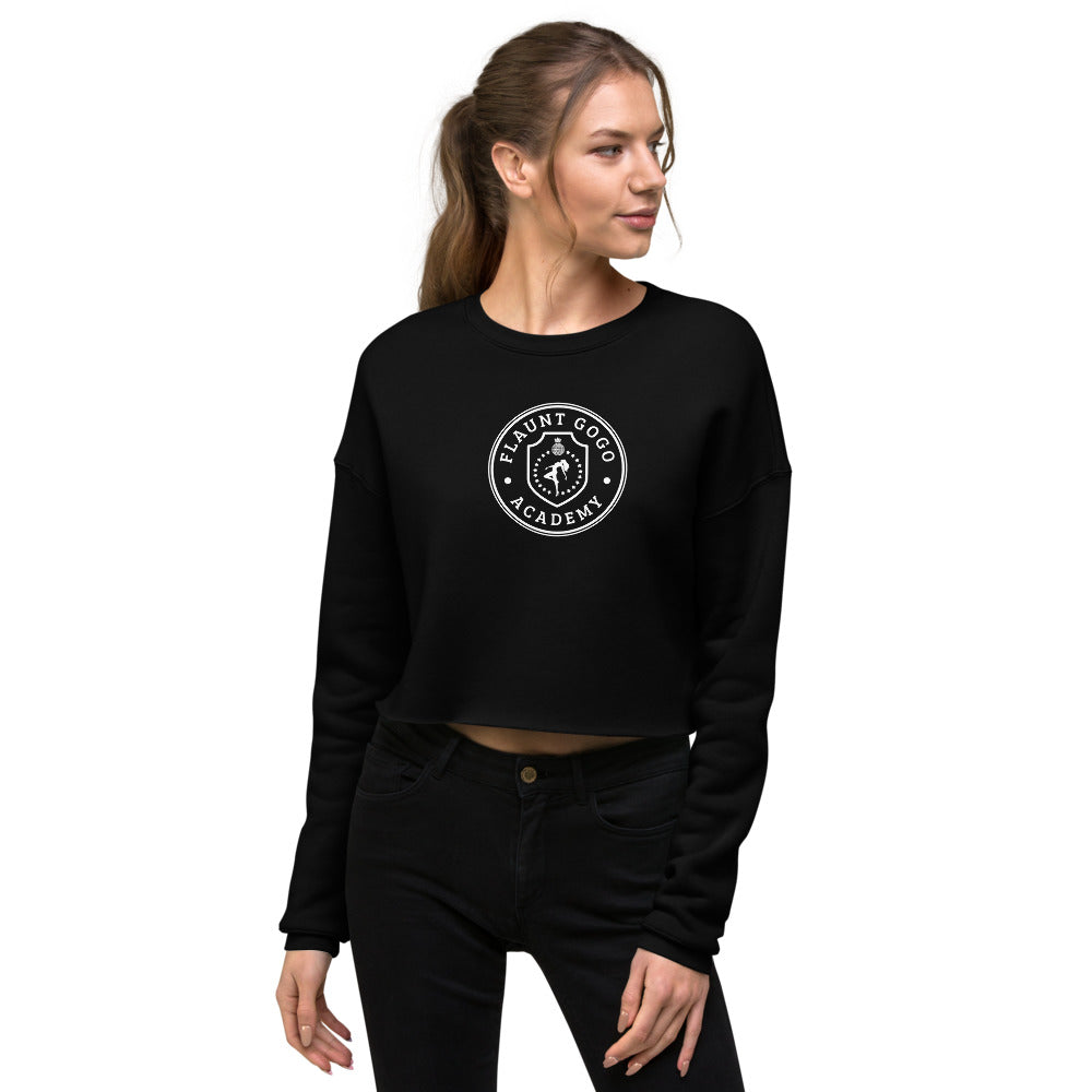 Flaunt Gogo JUST DANCE Crop Sweatshirt