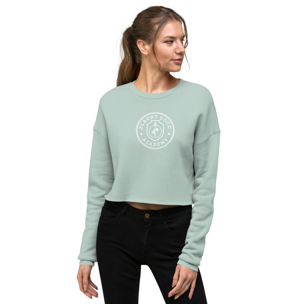 Flaunt Gogo JUST DANCE Crop Sweatshirt